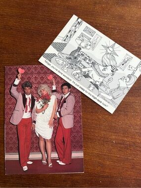 Set of Two “Tacky” Vintage Cards